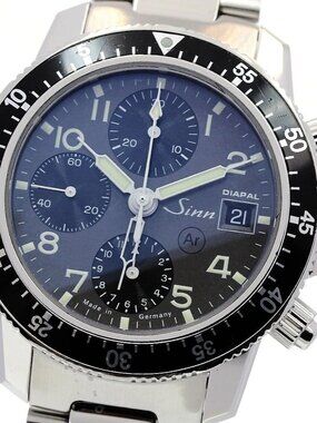 Sinn Diapal 103.B.SA.DIAPAL.M Chronograph Gray Dial Automatic Men's Watch_834991